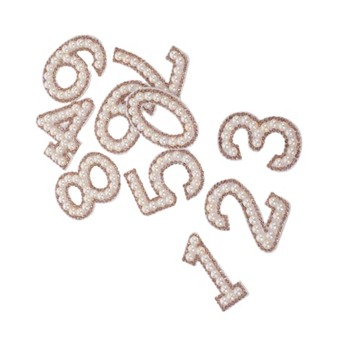 HOODANCOS 10 Stück Teiliges Rhinestone Perlen Aufnäher für Diy Kleidung Iron Ziffern Applikationen für T Shirts Röcke und Kleider Funkelnde Modeakzente für Outfits HOODANCOS 10 Stück Teiliges Rhinestone Perlen Aufnäher für Diy Kleidung Iron Ziffern Applikationen für T Shirts Röcke und Kleider Funkelnde Modeakzente für Outfits von HOODANCOS