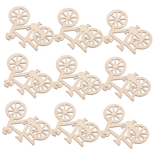 HOODANCOS 10 Stück Unvollendete Holzscheiben Fahrradform DIY Holz Ausschnitte für Kreative Bastelprojekte Geeignet für Jugendliche Glatte Kanten Vielseitig Gestaltbar HOODANCOS 10 Stück Unvollendete Holzscheiben Fahrradform DIY Holz Ausschnitte für Kreative Bastelprojekte Geeignet für Jugendliche Glatte Kanten Vielseitig Gestaltbar von HOODANCOS