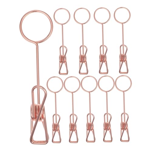 HOODANCOS 10 Stück Wäscheklammer Schreibtisch Karte Clips Foto-Display-Clip Tischnummernhalter für die Hochzeit Fotohalterclip Fotozubehör Bildhalter für Tafelaufsätze Eisen Golden HOODANCOS 10 Stück Wäscheklammer Schreibtisch Karte Clips Foto-Display-Clip Tischnummernhalter für die Hochzeit Fotohalterclip Fotozubehör Bildhalter für Tafelaufsätze Eisen Golden von HOODANCOS