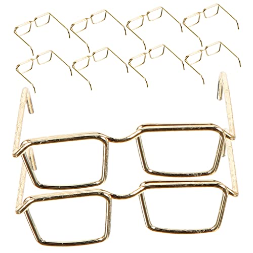 HOODANCOS 10 Teiliges Puppenbrillenrahmen ohne Linsen Metallrahmen für Puppen Brillen für Puppen Dress Up für Mädchen zu Geburtstagen und Feiertagen HOODANCOS 10 Teiliges Puppenbrillenrahmen ohne Linsen Metallrahmen für Puppen Brillen für Puppen Dress Up für Mädchen zu Geburtstagen und Feiertagen von HOODANCOS