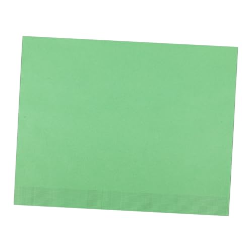 HOODANCOS 100 Blatt Buntes Origami Herstellung Malerei Pastell Musterpapier farbiges Origami-Papier recycelt Malpapiere Bastelpapier selber falten Bastelpapier herstellen buntes Papier Grün von HOODANCOS