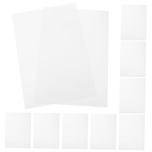 HOODANCOS 100 Blatt Druckerpapier Backpapier Glanzpapier Loseblattpapier Pergamentpapier Zum Bedrucken Papierhandtücher Etikettenpapier In Großpackung Karton Transparente Etiketten von HOODANCOS