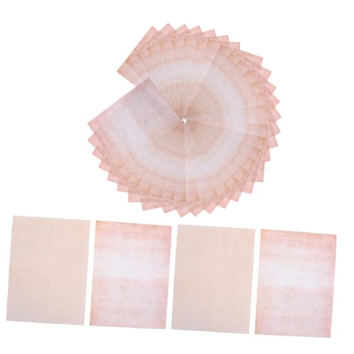 HOODANCOS 100 Blatt Vintage Briefpapier Doppelseitiges Briefpapier mit Nostalgischen Mustern für Scrapbooking Diy Projekte und Kreative Korrespondenz von HOODANCOS