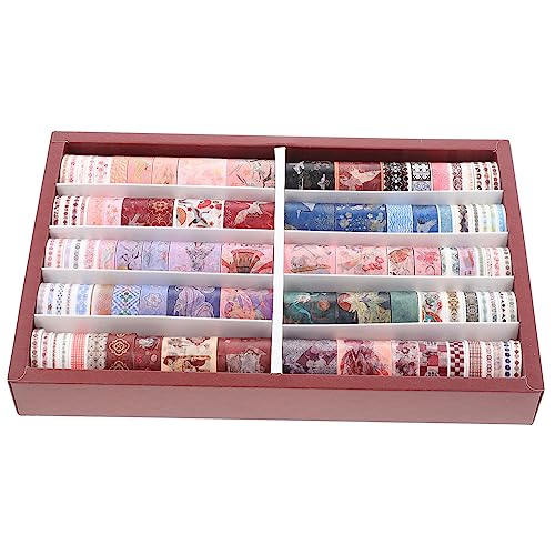 HOODANCOS 100 Rollen Diy Washi Tape Scrapbook Klebeband Ablösbar und Repositionierbar für Journaling Bastelprojekte und Dekoration Box HOODANCOS 100 Rollen Diy Washi Tape Scrapbook Klebeband Ablösbar und Repositionierbar für Journaling Bastelprojekte und Dekoration Box von HOODANCOS
