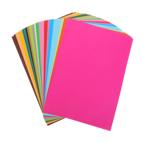 HOODANCOS 100 Stück Buntes Bastelpapier Origami Faltpapier Farben für Kreative DIY Projekte und Bastelideen für Familienaktivitäten von HOODANCOS