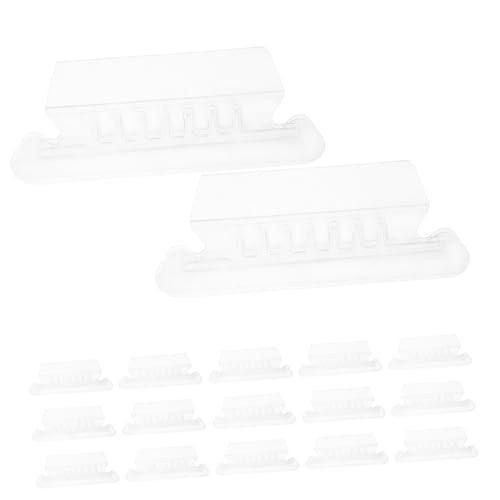 HOODANCOS 100 Stück Clip für Ordneretiketten stapelbar dokumentieren Hängeregisterkarten und Einlagen Laschen für Hängemappen Datei Ablageordner Ordner mit Tabs Aktenschrankeinsätze PVC HOODANCOS 100 Stück Clip für Ordneretiketten stapelbar dokumentieren Hängeregisterkarten und Einlagen Laschen für Hängemappen Datei Ablageordner Ordner mit Tabs Aktenschrankeinsätze PVC von HOODANCOS