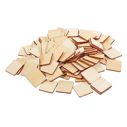 HOODANCOS 100 Stück Diy Holzblöcke Unbearbeitete Quadratische Holzplatten zum Basteln für Handwerk Malen und Dekoration Holzstückchen für Kreative Projekte HOODANCOS 100 Stück Diy Holzblöcke Unbearbeitete Quadratische Holzplatten zum Basteln für Handwerk Malen und Dekoration Holzstückchen für Kreative Projekte von HOODANCOS