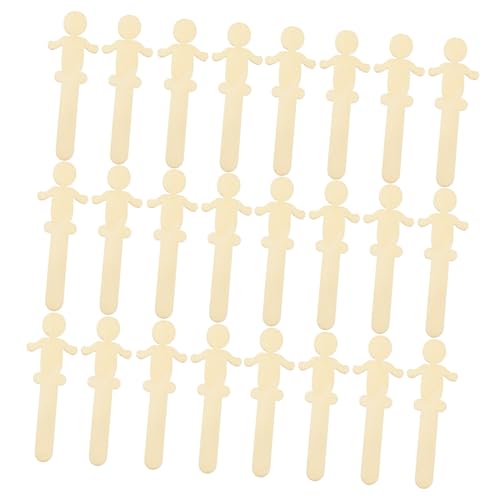 HOODANCOS 100 Stück Holzfiguren zum Bemalen Unbehandelte Holzscheiben in Menschenform Robuste DIY Bastelholzstücke für Schüler und Heimdekoration Sicher und Vielseitig HOODANCOS 100 Stück Holzfiguren zum Bemalen Unbehandelte Holzscheiben in Menschenform Robuste DIY Bastelholzstücke für Schüler und Heimdekoration Sicher und Vielseitig von HOODANCOS