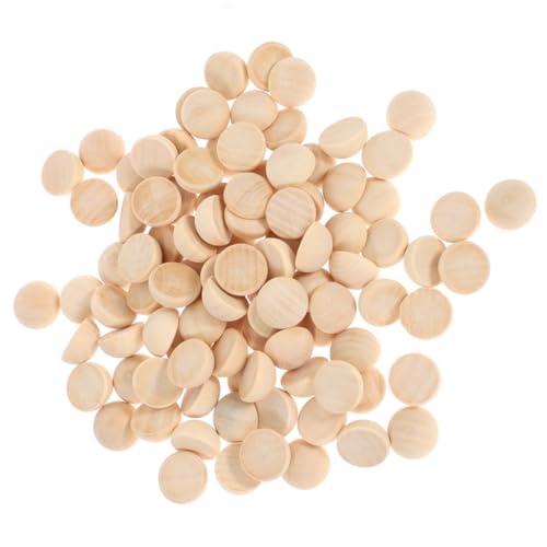 HOODANCOS 100 Stück Holzperlen und Bälle Form handgefertigt große Perlen für die Schmuckherstellung natürliche Halbperlen Hälfte schmucklos Perlenhandwerk Mini-Perle Mini Halbkugel Beige HOODANCOS 100 Stück Holzperlen und Bälle Form handgefertigt große Perlen für die Schmuckherstellung natürliche Halbperlen Hälfte schmucklos Perlenhandwerk Mini-Perle Mini Halbkugel Beige von HOODANCOS