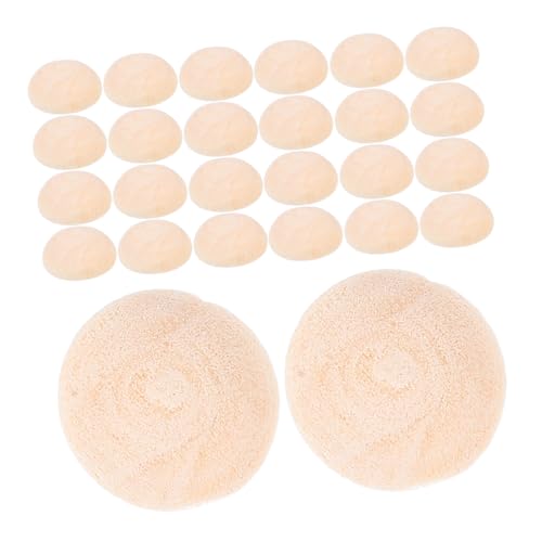 HOODANCOS 100 Stück Holzperlen und Bälle Kugeln Hemisphären runden Handwerk bunt lose Perlen für Schmuck DIY-Perlen halbe Bastelbälle unvollendete halbe Bastelperlen Schmuck Halbperlen Beige HOODANCOS 100 Stück Holzperlen und Bälle Kugeln Hemisphären runden Handwerk bunt lose Perlen für Schmuck DIY-Perlen halbe Bastelbälle unvollendete halbe Bastelperlen Schmuck Halbperlen Beige von HOODANCOS