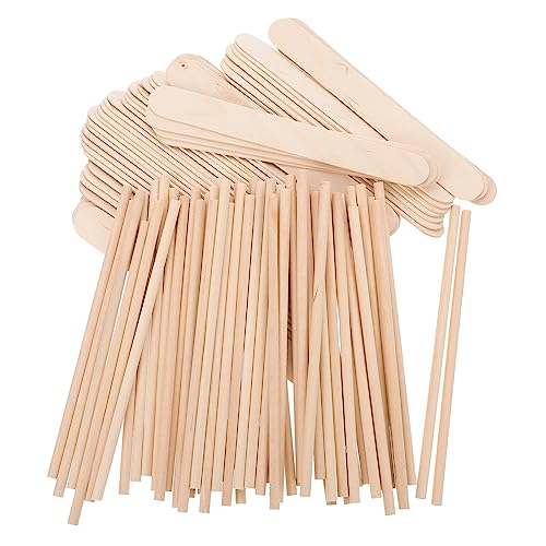 HOODANCOS 100 Stück Jumbo Bastelstäbe Holz Eisstiele für DIY Unbeschichtet für Bastelprojekte und Kreative Ideen HOODANCOS 100 Stück Jumbo Bastelstäbe Holz Eisstiele für DIY Unbeschichtet für Bastelprojekte und Kreative Ideen von HOODANCOS