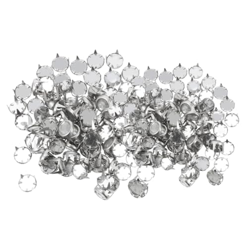 HOODANCOS 100 Stück Kleidung Nieten Spitze Zucht runden Punk Spikes Diamant Nieten für Koffer Klauenbolzen aus Metall Nieten aus Metall Mini-Krallennieten Krallennieten für Hüte Eisen HOODANCOS 100 Stück Kleidung Nieten Spitze Zucht runden Punk Spikes Diamant Nieten für Koffer Klauenbolzen aus Metall Nieten aus Metall Mini-Krallennieten Krallennieten für Hüte Eisen von HOODANCOS