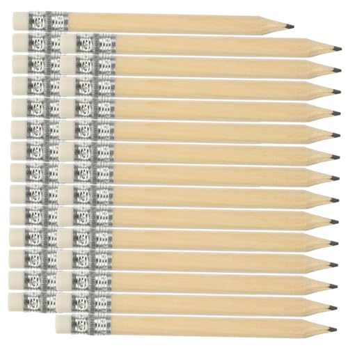 HOODANCOS 100 Stück Mini Holzbleistifte mit Radiergummi Kurze Golfbleistifte Schreiben Zeichnen und Skizzieren für Schule und Freizeit HOODANCOS 100 Stück Mini Holzbleistifte mit Radiergummi Kurze Golfbleistifte Schreiben Zeichnen und Skizzieren für Schule und Freizeit von HOODANCOS
