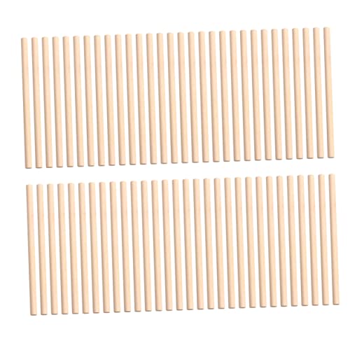 HOODANCOS 100 Stück Runder Stab Stange Hersteller Basteln Für Jumbo Basteldübel Halbe Dübel Hickorystöcke Klein Lolly-sticks Kreis Hartholz Kreativ Runden Streichhölzer Hölzern HOODANCOS 100 Stück Runder Stab Stange Hersteller Basteln Für Jumbo Basteldübel Halbe Dübel Hickorystöcke Klein Lolly-sticks Kreis Hartholz Kreativ Runden Streichhölzer Hölzern von HOODANCOS