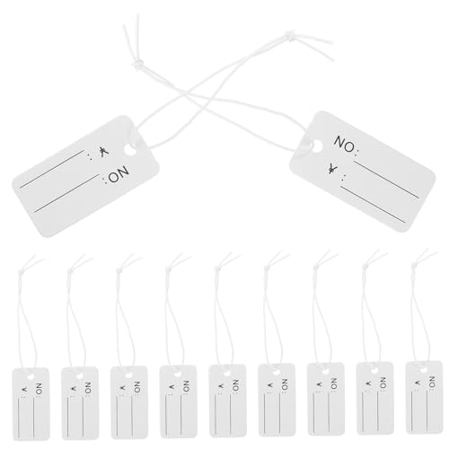 HOODANCOS 100 Stück Schnur Beschreibbare Etiketten Schmucklos Leere Tags Stichworte Kleidung Schmuck Tags Hang -tag Tags Für Die Anzeige Hängend Preisschilder Markieren Schmucketikett Papier HOODANCOS 100 Stück Schnur Beschreibbare Etiketten Schmucklos Leere Tags Stichworte Kleidung Schmuck Tags Hang -tag Tags Für Die Anzeige Hängend Preisschilder Markieren Schmucketikett Papier von HOODANCOS