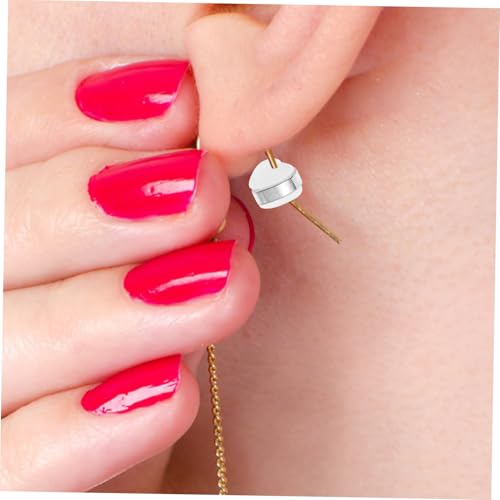 HOODANCOS 100 Stück Silikon Ohrringverschlüsse Herzform Sicherer Ohrstecker Verschluss Ohrstöpsel Ersatz für Damen Schmuck Zubehör HOODANCOS 100 Stück Silikon Ohrringverschlüsse Herzform Sicherer Ohrstecker Verschluss Ohrstöpsel Ersatz für Damen Schmuck Zubehör von HOODANCOS