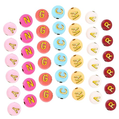 HOODANCOS 1000Stücke Acryl Buchstabenperlen für DIY Schmuckherstellung Dekorative Abstandshalter Bunte Alphabetperlen für und Armbänder für Kreative Bastelprojekte HOODANCOS 1000Stücke Acryl Buchstabenperlen für DIY Schmuckherstellung Dekorative Abstandshalter Bunte Alphabetperlen für und Armbänder für Kreative Bastelprojekte von HOODANCOS