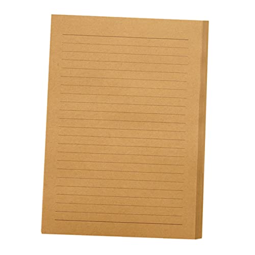 HOODANCOS 100Blätter Retro Schreibpapier Kraftpapier Tiefem Einseitig Bedruckt für Persönliche Nachrichten Einladungen Notizen und Projekte HOODANCOS 100Blätter Retro Schreibpapier Kraftpapier Tiefem Einseitig Bedruckt für Persönliche Nachrichten Einladungen Notizen und Projekte von HOODANCOS