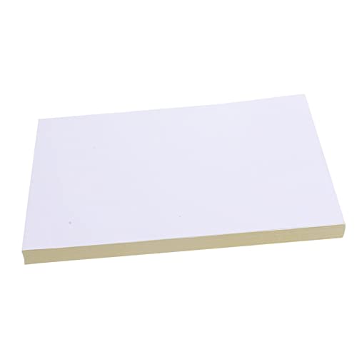 HOODANCOS 100Blätter Selbstklebendes Etikettenpapier Bedruckbar für Tintenstrahldrucker Vielseitig Einsetzbar für Scrapbooking Kunsthandwerk und von HOODANCOS