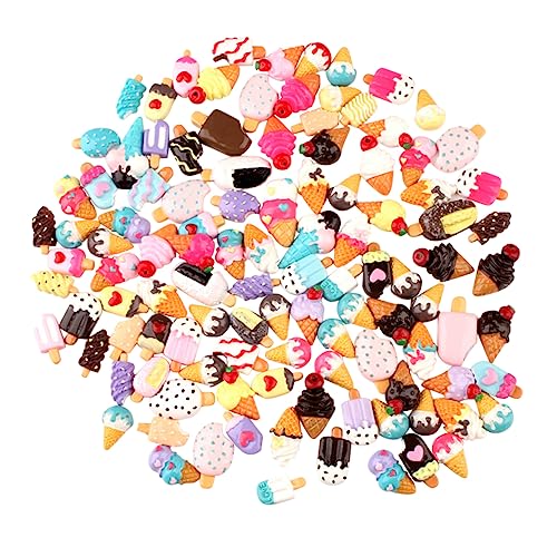HOODANCOS 100Stück DIY Eiscreme Harz Zubehör Sahne Material Für Handy Hüllen Bastelbedarf Für Bastelprojekte Und Scrapbooking Für Designs Und Geschenkideen HOODANCOS 100Stück DIY Eiscreme Harz Zubehör Sahne Material Für Handy Hüllen Bastelbedarf Für Bastelprojekte Und Scrapbooking Für Designs Und Geschenkideen von HOODANCOS