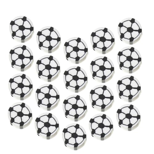 HOODANCOS 100Stücke Fußball Perlen Weichem DIY Anhänger für Schmuckherstellung Kleine Distanzperlen für Armbänder und Halsketten für Bastelprojekte und Dekoideen HOODANCOS 100Stücke Fußball Perlen Weichem DIY Anhänger für Schmuckherstellung Kleine Distanzperlen für Armbänder und Halsketten für Bastelprojekte und Dekoideen von HOODANCOS