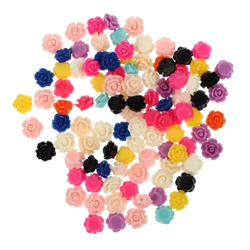 HOODANCOS 100Stücke Harz DIY Materialien Blütenform Anhänger für Halsketten Ohrringe und Armbänder für Schmuckherstellung und Basteln HOODANCOS 100Stücke Harz DIY Materialien Blütenform Anhänger für Halsketten Ohrringe und Armbänder für Schmuckherstellung und Basteln von HOODANCOS
