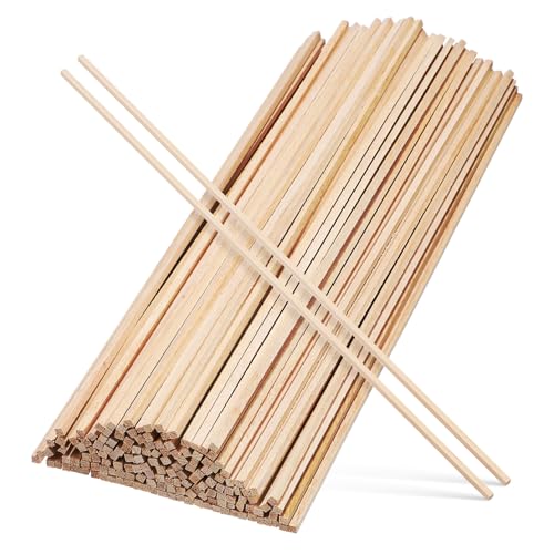 HOODANCOS 100Stücke Holzstäbe Unbehandelte Holzstreifen Quadratische DIY Bastelmaterialien für Holzprojekte und Handwerk HOODANCOS 100Stücke Holzstäbe Unbehandelte Holzstreifen Quadratische DIY Bastelmaterialien für Holzprojekte und Handwerk von HOODANCOS