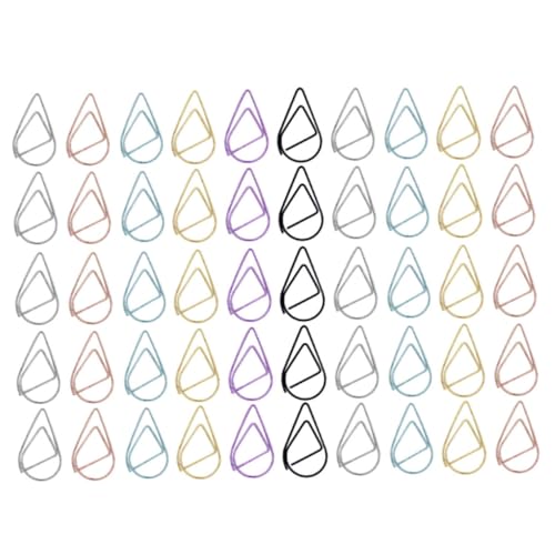 HOODANCOS 100Stücke Kreative Büroklammern Form Kleine Metall Lesezeichen Gold Silber und Schwarz Dekorative Clips für Büro und Schule Zufällige HOODANCOS 100Stücke Kreative Büroklammern Form Kleine Metall Lesezeichen Gold Silber und Schwarz Dekorative Clips für Büro und Schule Zufällige von HOODANCOS