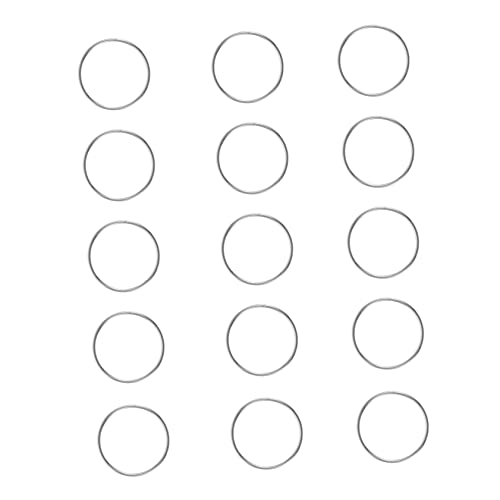 HOODANCOS 100Stücke Ringe Achteckige Perlen Stecker für Kristall Lampen Zubehör Metallringe für DIY Kristallvorhänge und Kronleuchter Dekoration HOODANCOS 100Stücke Ringe Achteckige Perlen Stecker für Kristall Lampen Zubehör Metallringe für DIY Kristallvorhänge und Kronleuchter Dekoration von HOODANCOS