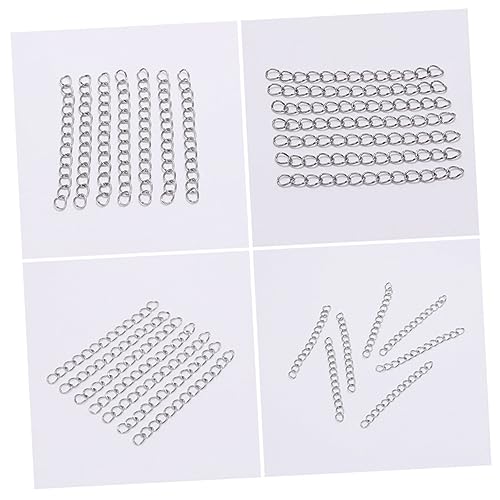 HOODANCOS 100Stücke Verlängerungskette DIY Schmuckzubehör für Armbänder Langlebig und Hautfreundlich für Schmuckgestaltung und Reparaturen von HOODANCOS