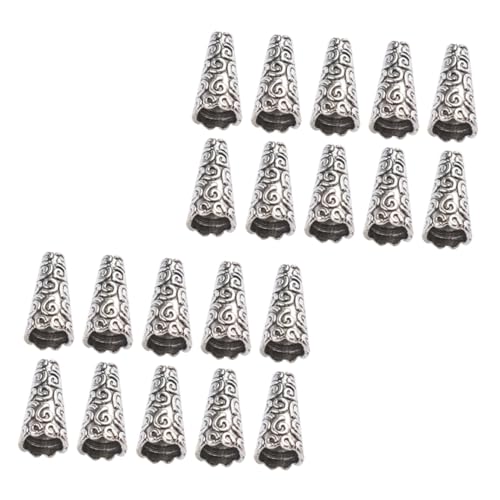 HOODANCOS 100Stücke Wulst Kappen Zinklegierung für DIY Schmuckherstellung Perlenkappen für Halsketten und Armbandzubehör Antik für Projekte und HOODANCOS 100Stücke Wulst Kappen Zinklegierung für DIY Schmuckherstellung Perlenkappen für Halsketten und Armbandzubehör Antik für Projekte und von HOODANCOS