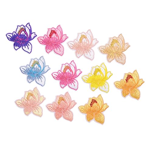 HOODANCOS 10Stücke Applique Patches zum Aufbügeln DIY Stickerei Flicken für Kleidung Taschen Hüte Bügelbilder für Bastelprojekte und Reparaturen Farbige Designs HOODANCOS 10Stücke Applique Patches zum Aufbügeln DIY Stickerei Flicken für Kleidung Taschen Hüte Bügelbilder für Bastelprojekte und Reparaturen Farbige Designs von HOODANCOS