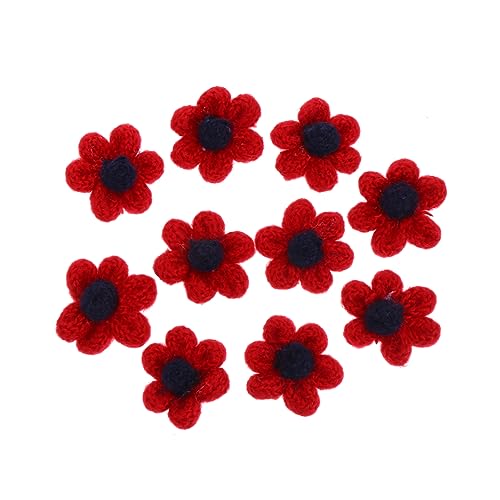 HOODANCOS 10Stücke DIY Blütenapplikationen Handgefertigte Haarschmuck Dekorationen Weinrot für Haarclips Stirnbänder und Bastelprojekte HOODANCOS 10Stücke DIY Blütenapplikationen Handgefertigte Haarschmuck Dekorationen Weinrot für Haarclips Stirnbänder und Bastelprojekte von HOODANCOS