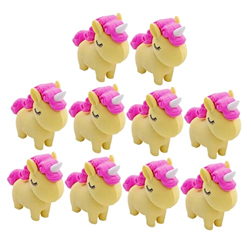 HOODANCOS 10Stücke Einhorn Radiergummis für Kreative Niedliche Radiergummis Bunten Farben für Bastelprojekte Belohnung für Schulanfänger HOODANCOS 10Stücke Einhorn Radiergummis für Kreative Niedliche Radiergummis Bunten Farben für Bastelprojekte Belohnung für Schulanfänger von HOODANCOS