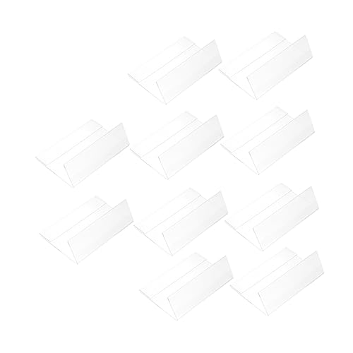 HOODANCOS 10Stücke Form Acryl Schildständer Klarer Zeichenhalter für Namensschilder für Einzelhandel Restaurant und Büro HOODANCOS 10Stücke Form Acryl Schildständer Klarer Zeichenhalter für Namensschilder für Einzelhandel Restaurant und Büro von HOODANCOS