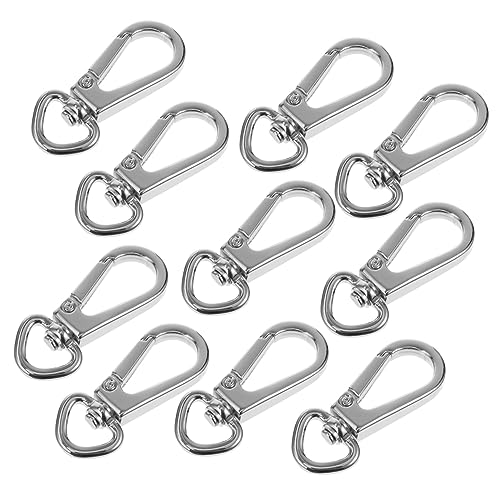 HOODANCOS 10Stücke Klauenverschluss Haken Multifunktionale Keychain Bag Snap Clips Hochwertigem für Handtaschen Schlüsselanhänger und DIY Projekte HOODANCOS 10Stücke Klauenverschluss Haken Multifunktionale Keychain Bag Snap Clips Hochwertigem für Handtaschen Schlüsselanhänger und DIY Projekte von HOODANCOS