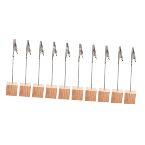 HOODANCOS 10Stücke Kreative Holz Foto und Notizhalter Teiliges Multifunktionale Desktop Ornamente für Memo Karten und Bilder Stilvolle Basisklammern für Zuhause und Büro HOODANCOS 10Stücke Kreative Holz Foto und Notizhalter Teiliges Multifunktionale Desktop Ornamente für Memo Karten und Bilder Stilvolle Basisklammern für Zuhause und Büro von HOODANCOS