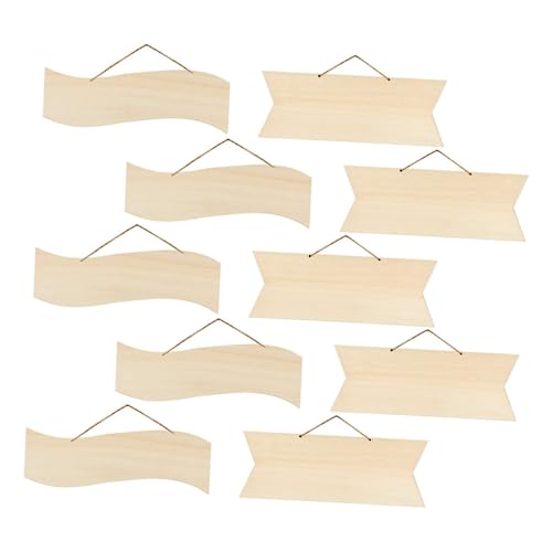 HOODANCOS 10Stücke Leere Holzschilder zum DIY Basteln Unlackierte Holzplaketten für Wanddekoration Handwerk und Personalisierte HOODANCOS 10Stücke Leere Holzschilder zum DIY Basteln Unlackierte Holzplaketten für Wanddekoration Handwerk und Personalisierte von HOODANCOS