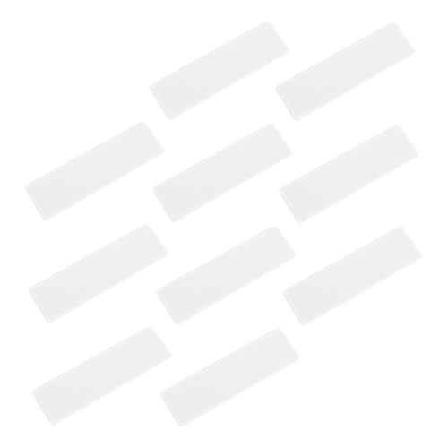 HOODANCOS 10er-set Transparenter Magnetischer Kartenhalter, Whiteboard-datenständer, Regaletikettenhalter, Kunststoff-etiketteneinsteckkarten Für Den Bibliothekskatalog, Ersatz Von von HOODANCOS