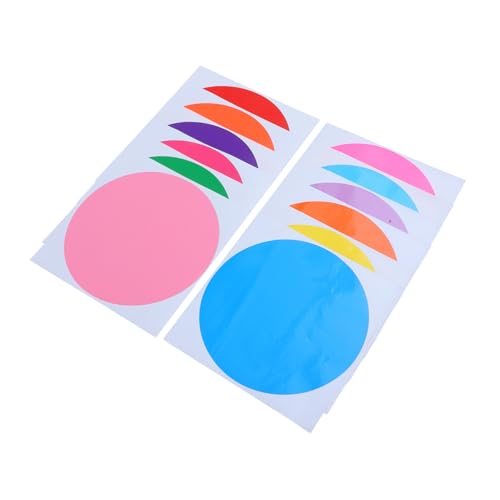 HOODANCOS 12 Blatt Löschbare Tafelaufkleber Radiergummi Punkte trocken abwischbares Papier Kreidetafel Sticker Tafelfolie für Kinderzimmer bunte Punktaufkleber Kreise trocken abwischen PVC HOODANCOS 12 Blatt Löschbare Tafelaufkleber Radiergummi Punkte trocken abwischbares Papier Kreidetafel Sticker Tafelfolie für Kinderzimmer bunte Punktaufkleber Kreise trocken abwischen PVC von HOODANCOS