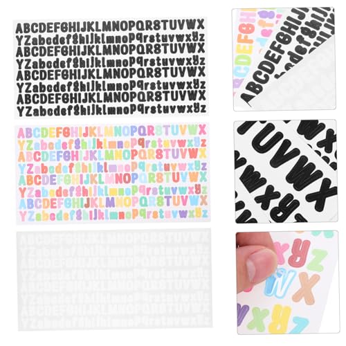 HOODANCOS 12 Blatt Teiliges Selbstklebendes Alphabet Sticker Bunte und Schwarze Buchstaben Aufkleber Wasserfeste Vinyl Buchstaben Dekor für DIY Scrapbooking Grußkarten Fenster und HOODANCOS 12 Blatt Teiliges Selbstklebendes Alphabet Sticker Bunte und Schwarze Buchstaben Aufkleber Wasserfeste Vinyl Buchstaben Dekor für DIY Scrapbooking Grußkarten Fenster und von HOODANCOS