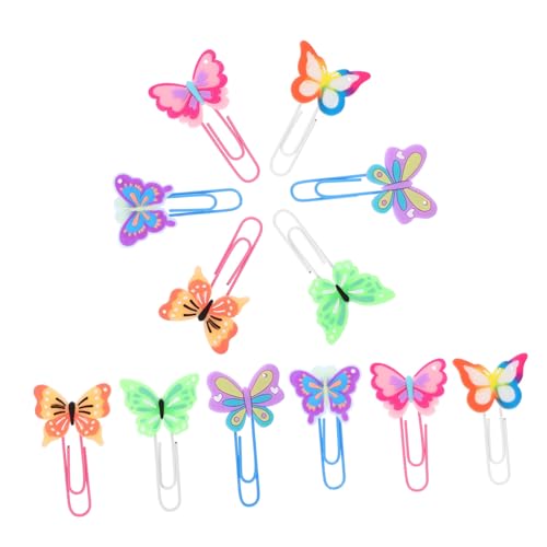 HOODANCOS 12 Stück Büroklammern in schöner Form Kleine Clips Miniclips Kleine Papierklammern Schmetterling Papierclip für Büroklammern groß kleine Dokumentenklammern Eisen HOODANCOS 12 Stück Büroklammern in schöner Form Kleine Clips Miniclips Kleine Papierklammern Schmetterling Papierclip für Büroklammern groß kleine Dokumentenklammern Eisen von HOODANCOS