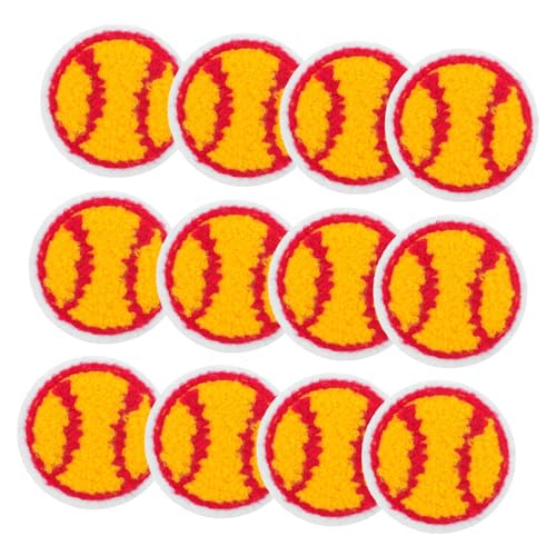 HOODANCOS 12 Stück Gestickter Stoffaufnäher Flicken aufnähen Flecken gestickte Aufnäher Multifunktionale Mantelflicken Aufnäher für Sportbälle Polyesterfaden Gelb HOODANCOS 12 Stück Gestickter Stoffaufnäher Flicken aufnähen Flecken gestickte Aufnäher Multifunktionale Mantelflicken Aufnäher für Sportbälle Polyesterfaden Gelb von HOODANCOS