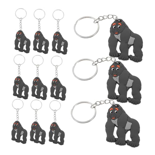 HOODANCOS 12 Stück Gorilla Schlüsselanhänger Lustige Tier Schlüsselringe für Kindergeburtstagsfeiern Mitgebsel Deko aus Langlebigem Material Vielseitig Einsetzbar HOODANCOS 12 Stück Gorilla Schlüsselanhänger Lustige Tier Schlüsselringe für Kindergeburtstagsfeiern Mitgebsel Deko aus Langlebigem Material Vielseitig Einsetzbar von HOODANCOS