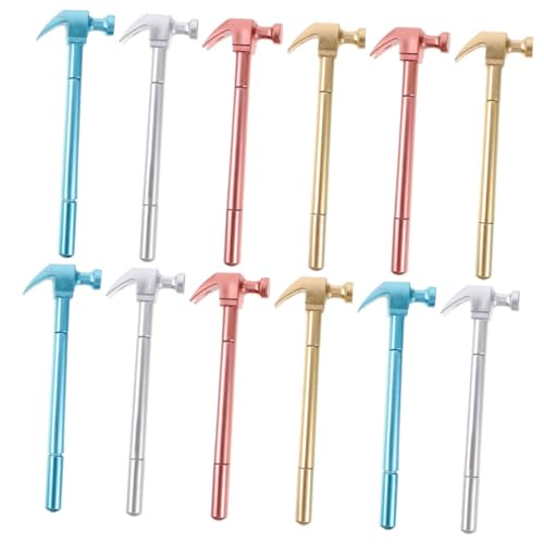 HOODANCOS 12 Stück Hammerförmiger neutraler Stift Büro Gelschreiber feine Spitze Gelschreiber zum Schreiben gelstifte kugelschreiber Stifte in Hammerform Schreibstifte für Schüler Plastik HOODANCOS 12 Stück Hammerförmiger neutraler Stift Büro Gelschreiber feine Spitze Gelschreiber zum Schreiben gelstifte kugelschreiber Stifte in Hammerform Schreibstifte für Schüler Plastik von HOODANCOS