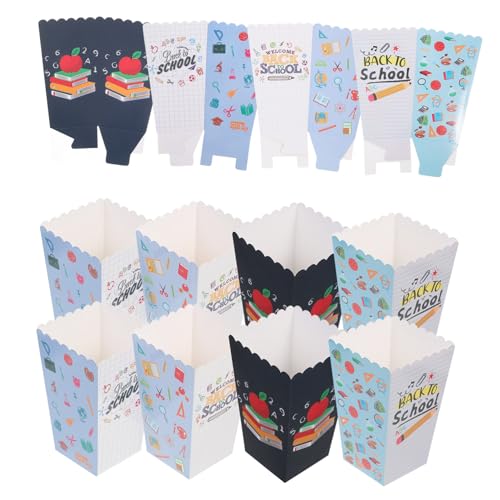 HOODANCOS 12 Stück Lebensmittelbox Popcorn Filmabend Partygeschenk Schuldekorationen Partyzubehör Für Den Schulanfang Filmabend Partyzubehör Partygeschenke Für HOODANCOS 12 Stück Lebensmittelbox Popcorn Filmabend Partygeschenk Schuldekorationen Partyzubehör Für Den Schulanfang Filmabend Partyzubehör Partygeschenke Für von HOODANCOS