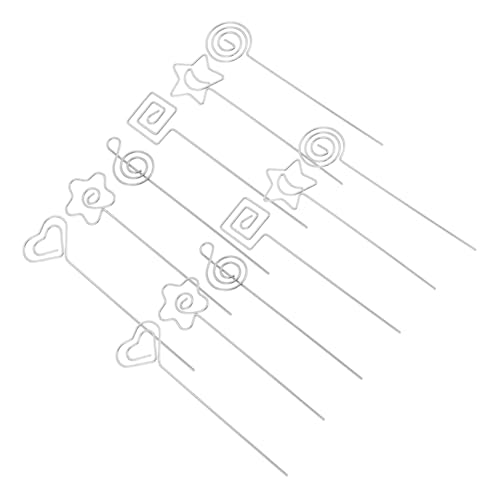 HOODANCOS 12 Stück Notizordner Desktop-papierhalter Quittungshalter-clip Papier -memo -halter Kartenhalter Dekoration Tischkarten-metallclip Kartenhalter Für Schreibtisch Silber HOODANCOS 12 Stück Notizordner Desktop-papierhalter Quittungshalter-clip Papier -memo -halter Kartenhalter Dekoration Tischkarten-metallclip Kartenhalter Für Schreibtisch Silber von HOODANCOS