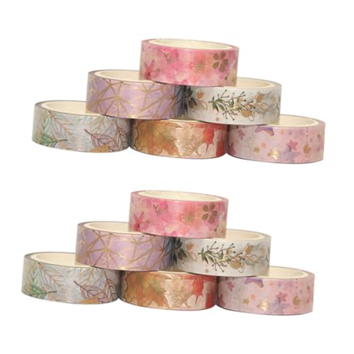 HOODANCOS 12 Stück Teiliges Washi Tape Buntes Dekoratives Klebeband Japanischer Stil DIY Masking Tape für Scrapbooking Planer Karten Basteln Geschenkverpackung HOODANCOS 12 Stück Teiliges Washi Tape Buntes Dekoratives Klebeband Japanischer Stil DIY Masking Tape für Scrapbooking Planer Karten Basteln Geschenkverpackung von HOODANCOS