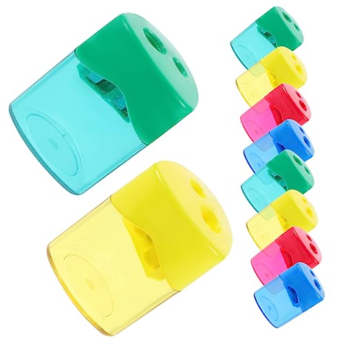 HOODANCOS 12 Stück Tragbare Bleistiftspitzer Anspitzer Handspitzer Für Bleistifte Werkzeuge Zum Anspitzen Von Bleistiften Handbleistiftspitzer Feine Bleistiftspitzer Plastik HOODANCOS 12 Stück Tragbare Bleistiftspitzer Anspitzer Handspitzer Für Bleistifte Werkzeuge Zum Anspitzen Von Bleistiften Handbleistiftspitzer Feine Bleistiftspitzer Plastik von HOODANCOS