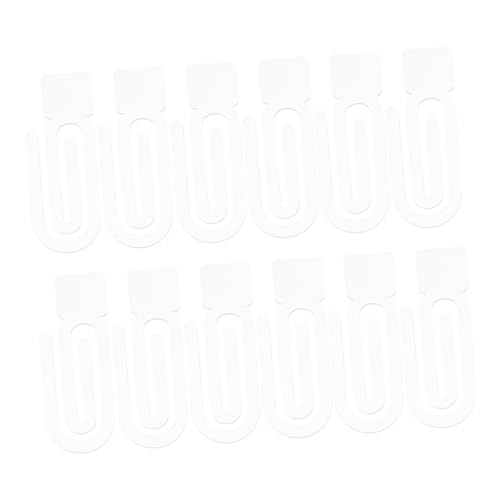 HOODANCOS 12 Sublimations-lesezeichen: Jumbo-büroklammern, Transparente Buchseitenhalter-clips Aus Acryl, Büroklammern Für Bastelarbeiten, Klassenzimmer, Schullehrer, Dokumente, HOODANCOS 12 Sublimations-lesezeichen: Jumbo-büroklammern, Transparente Buchseitenhalter-clips Aus Acryl, Büroklammern Für Bastelarbeiten, Klassenzimmer, Schullehrer, Dokumente, von HOODANCOS